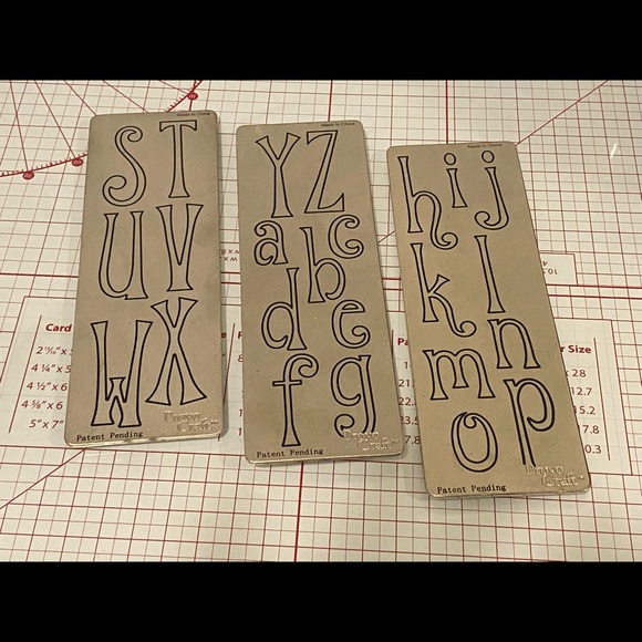 Provo Craft Alphabet Dies - Picture 2 of 5